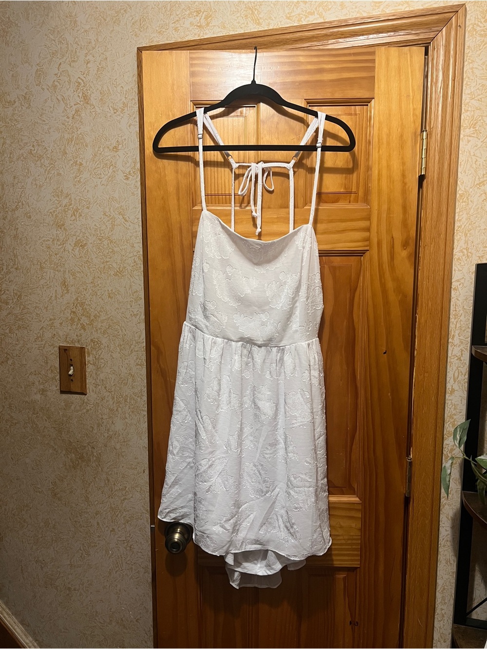 White Lace Strappy Sundress